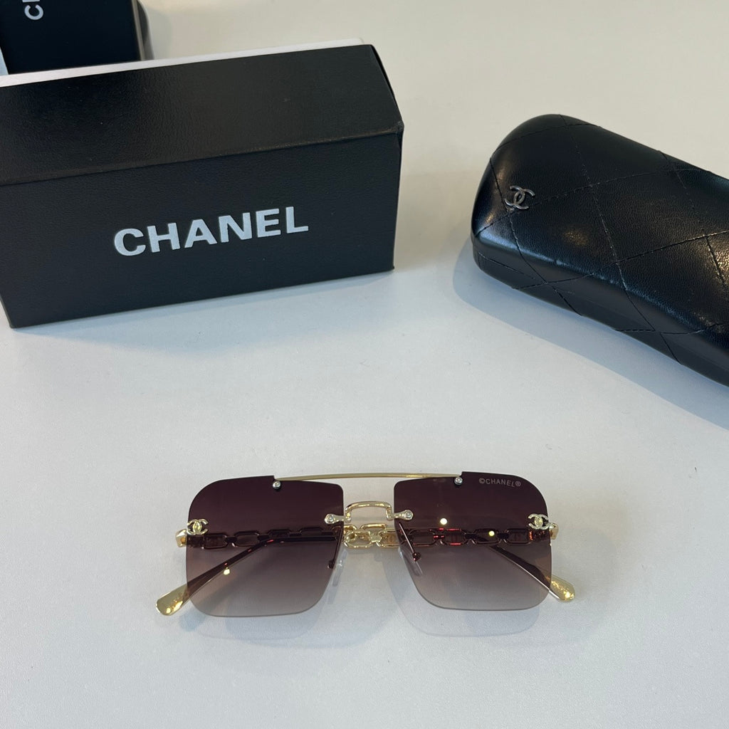 Chanel Square Silver Lens Sunglasses for Men & Women - 493562 - detail image 4