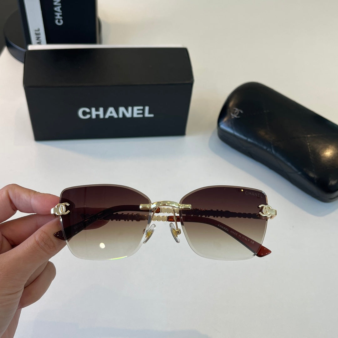 Chanel Square Silver Lens Sunglasses for Men & Women - 493564 - detail image 5