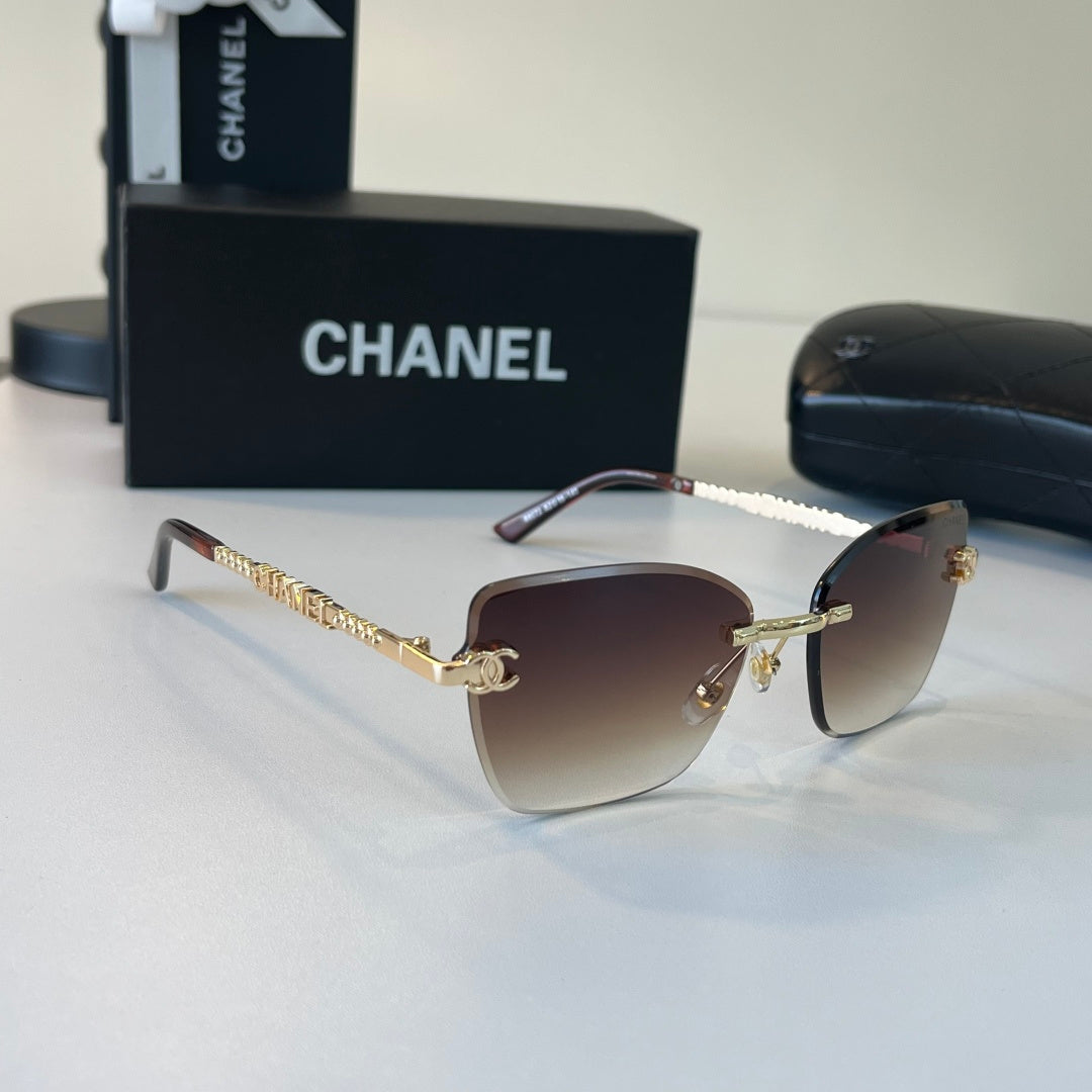 Chanel Square Silver Lens Sunglasses for Men & Women - 493564