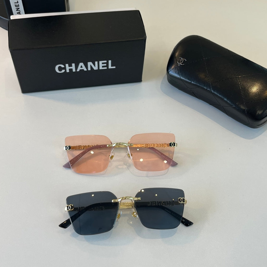 Chanel Square Gold Lens Sunglasses for Men & Women - 431551 - detail image 11