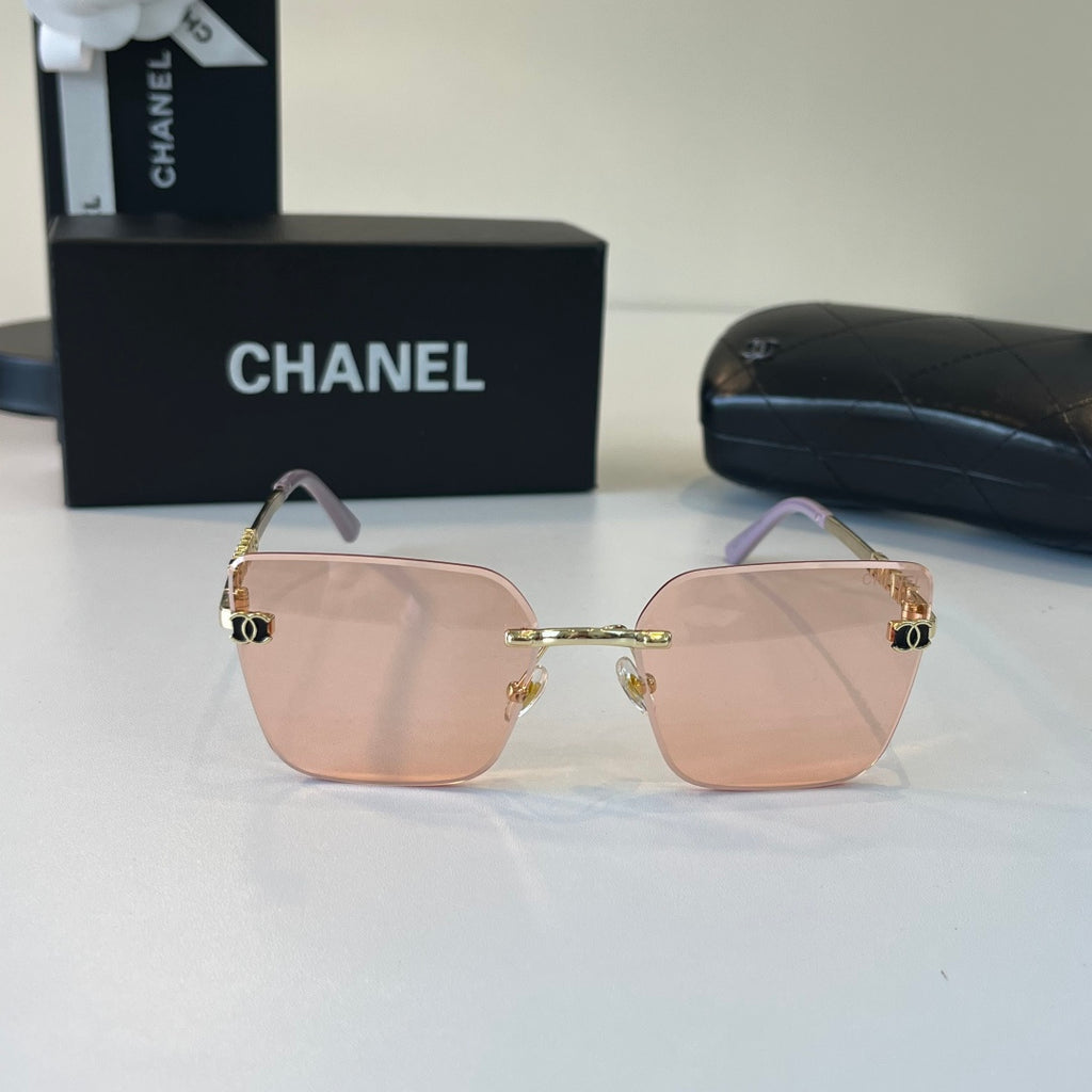 Chanel Square Gold Lens Sunglasses for Men & Women - 431551 - detail image 2