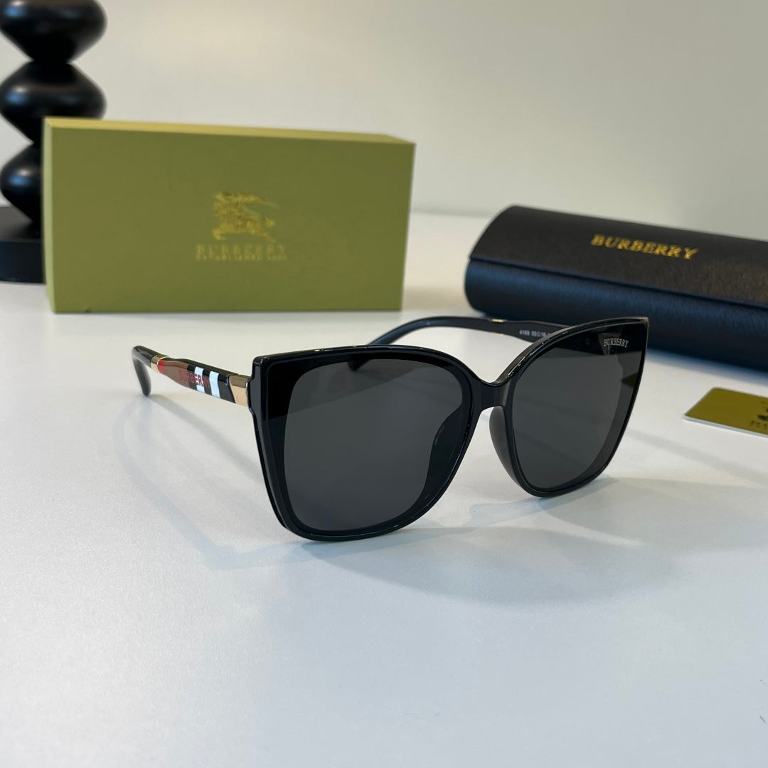 Burberry Folding Fashion Black Lens Sunglasses for Men & Women - 432490