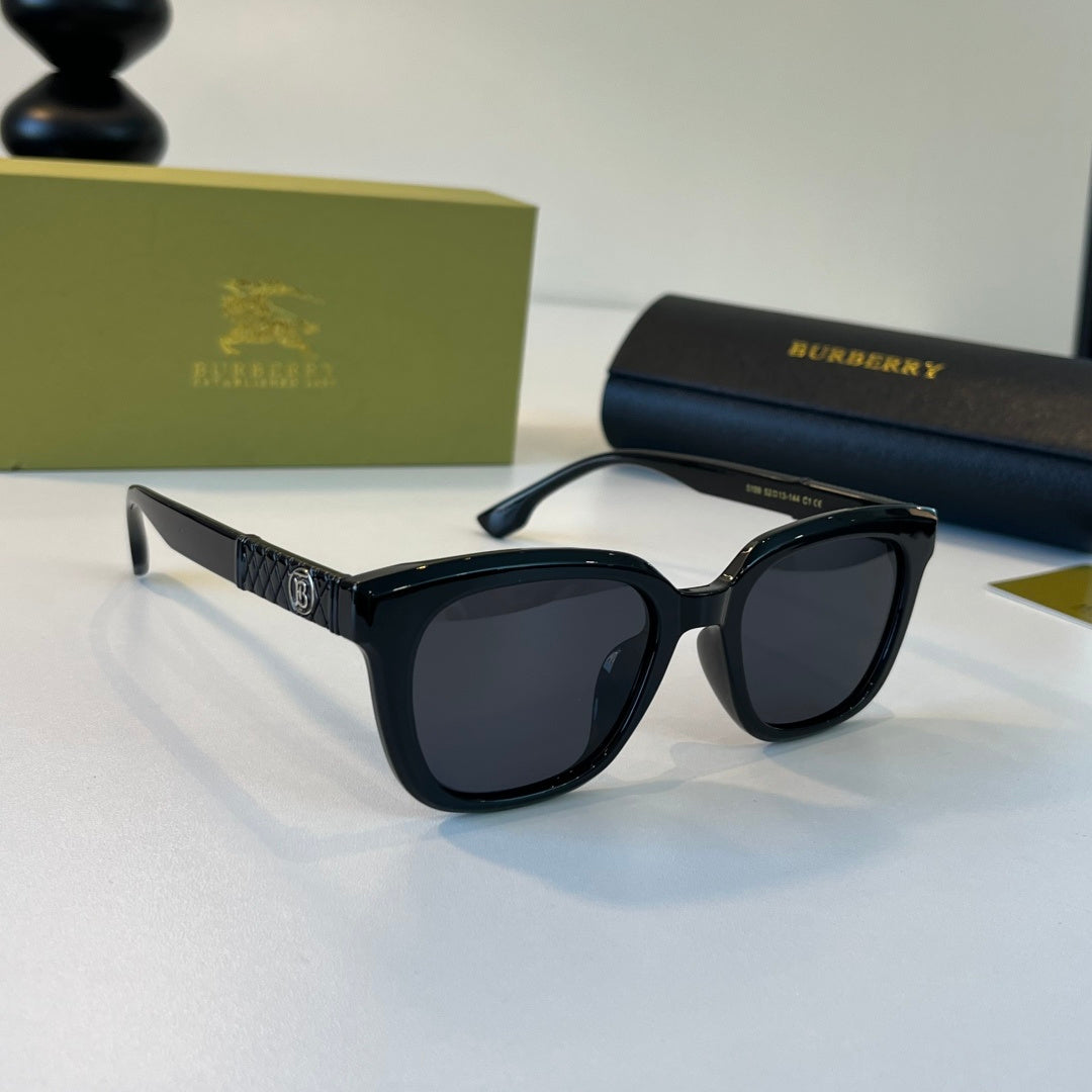 Burberry Folding Fashion Black Lens Sunglasses for Men & Women - 487434