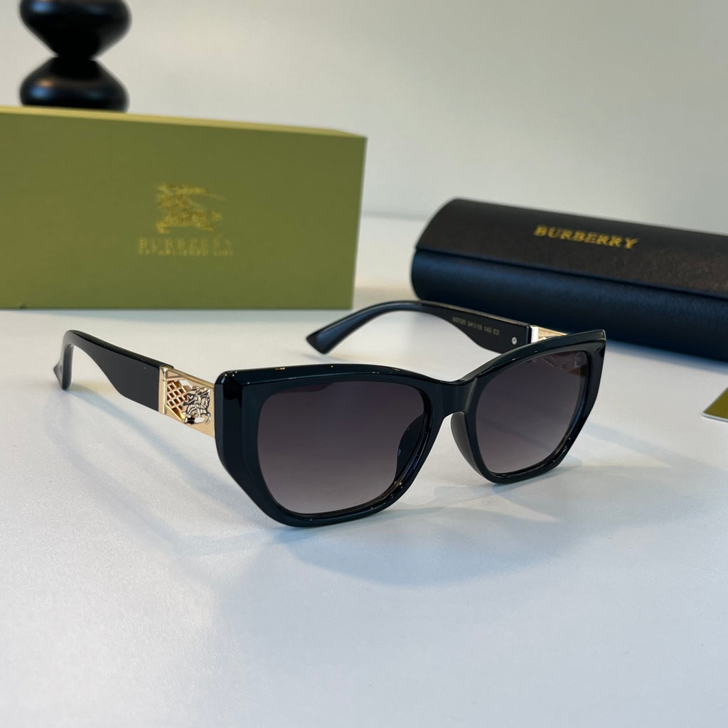 Burberry Folding Fashion Black Lens Sunglasses for Men & Women - 487435