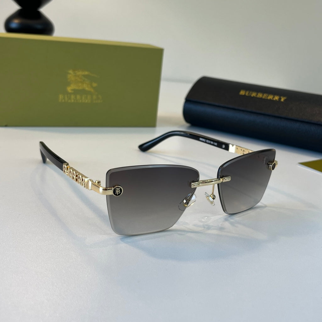 Burberry Fashion Silver Lens Sunglasses for Men & Women - 432502