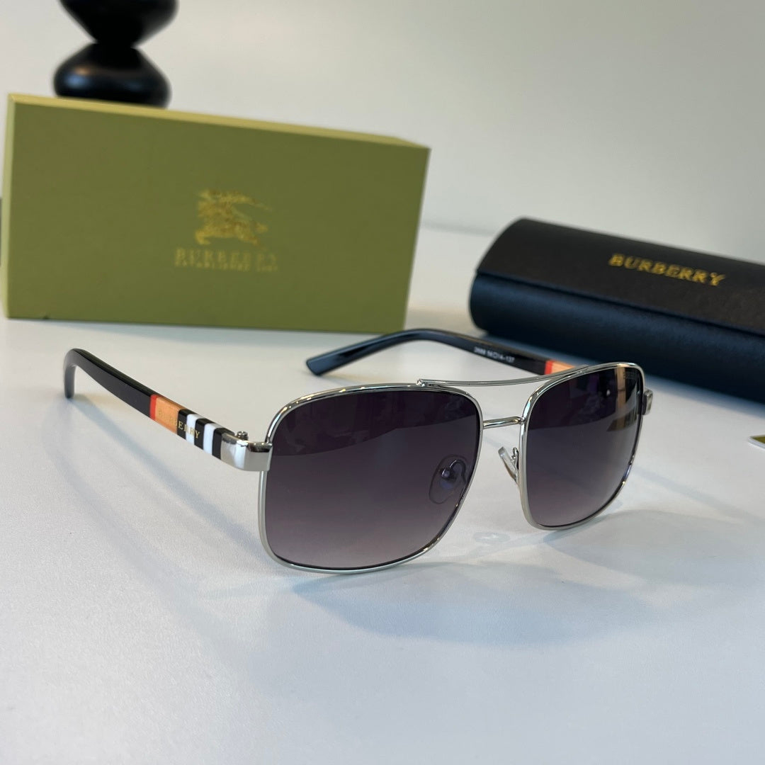 Burberry Fashion Silver Lens Sunglasses for Men & Women - 399081