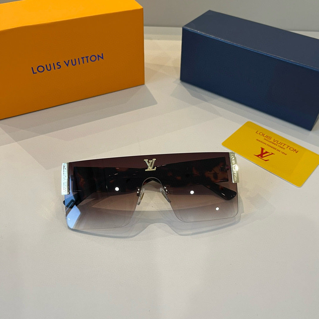Louis Vuitton Metal Aviator Brown Lens Sunglasses for Men & Women - 464784 - detail image 10