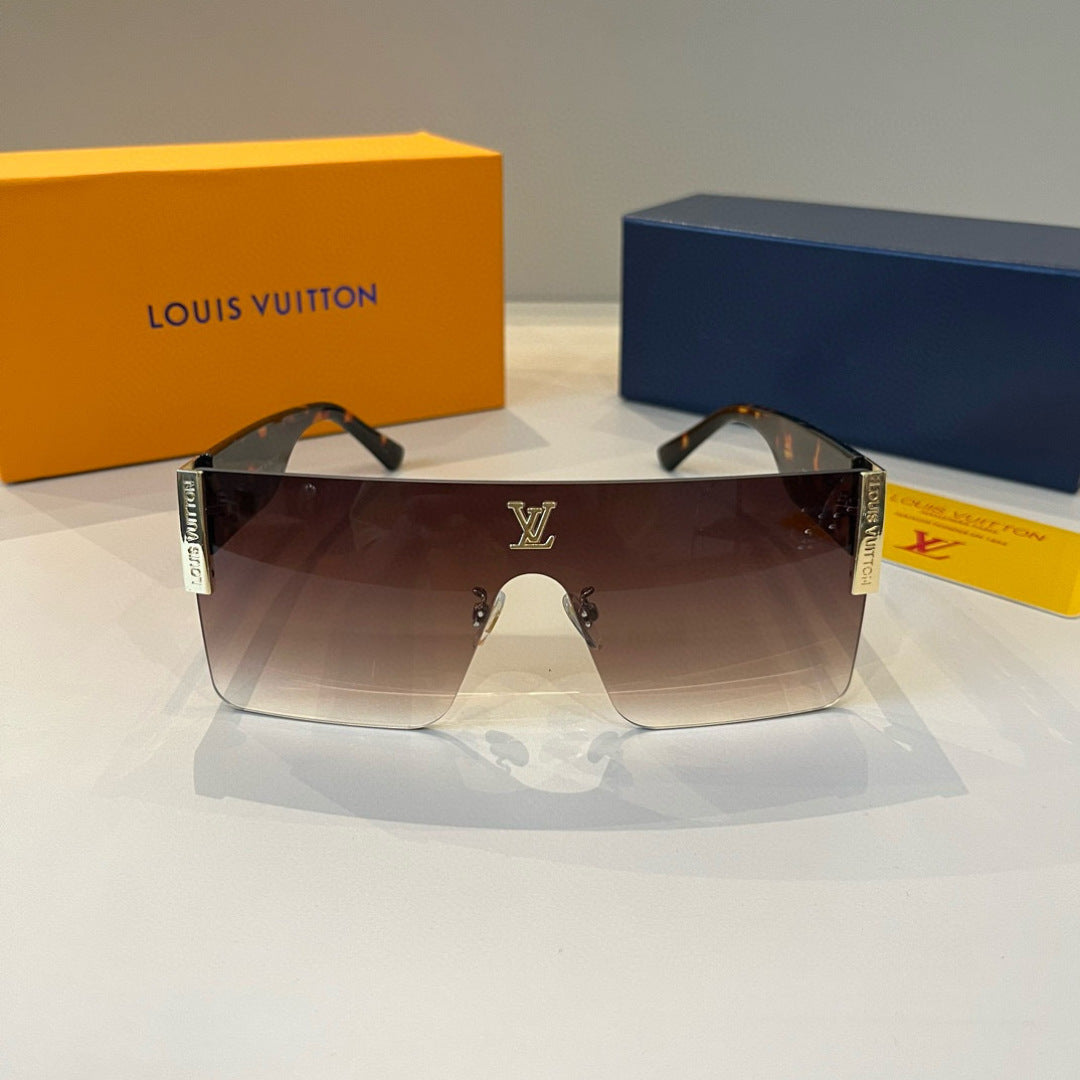 Louis Vuitton Metal Aviator Brown Lens Sunglasses for Men & Women - 464784 - detail image 2
