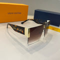 Louis Vuitton Metal Aviator Brown Lens Sunglasses for Men & Women - 464784