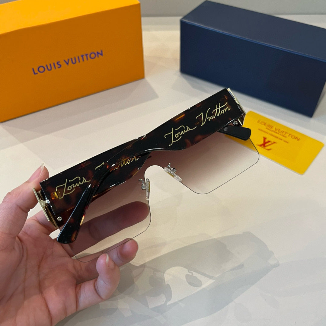 Louis Vuitton Metal Aviator Brown Lens Sunglasses for Men & Women - 464784 - detail image 7