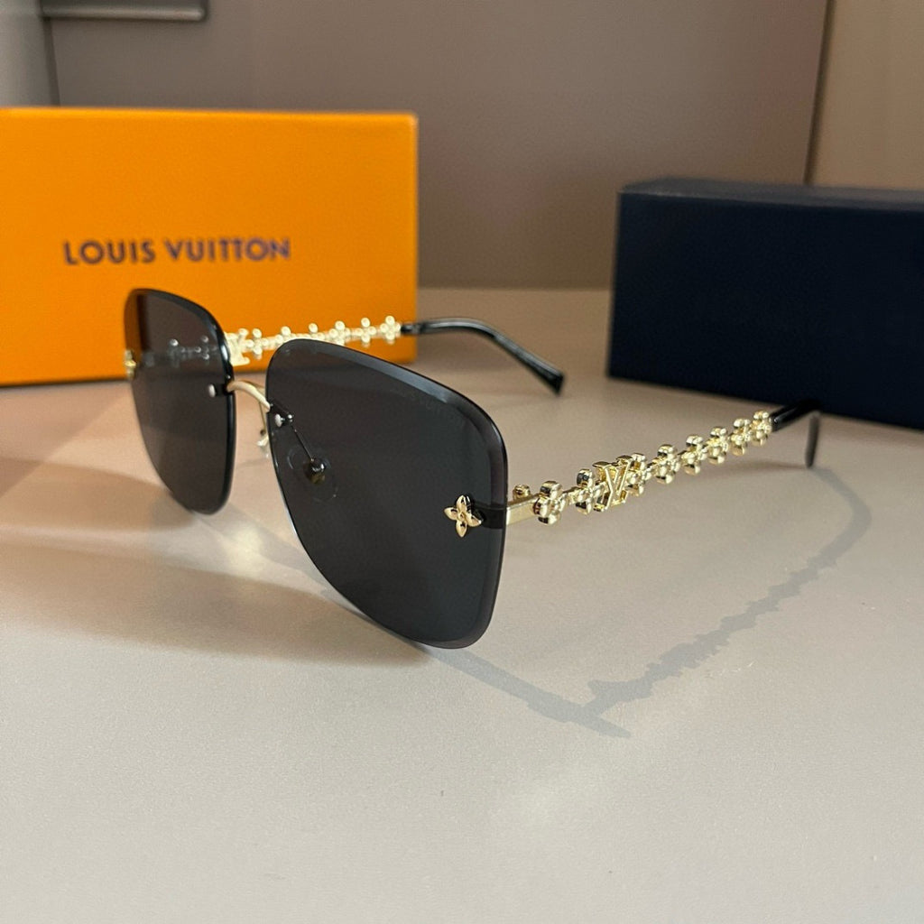 Louis Vuitton Fashion Gold Lens Sunglasses for Men & Women - 464785 - detail image 3