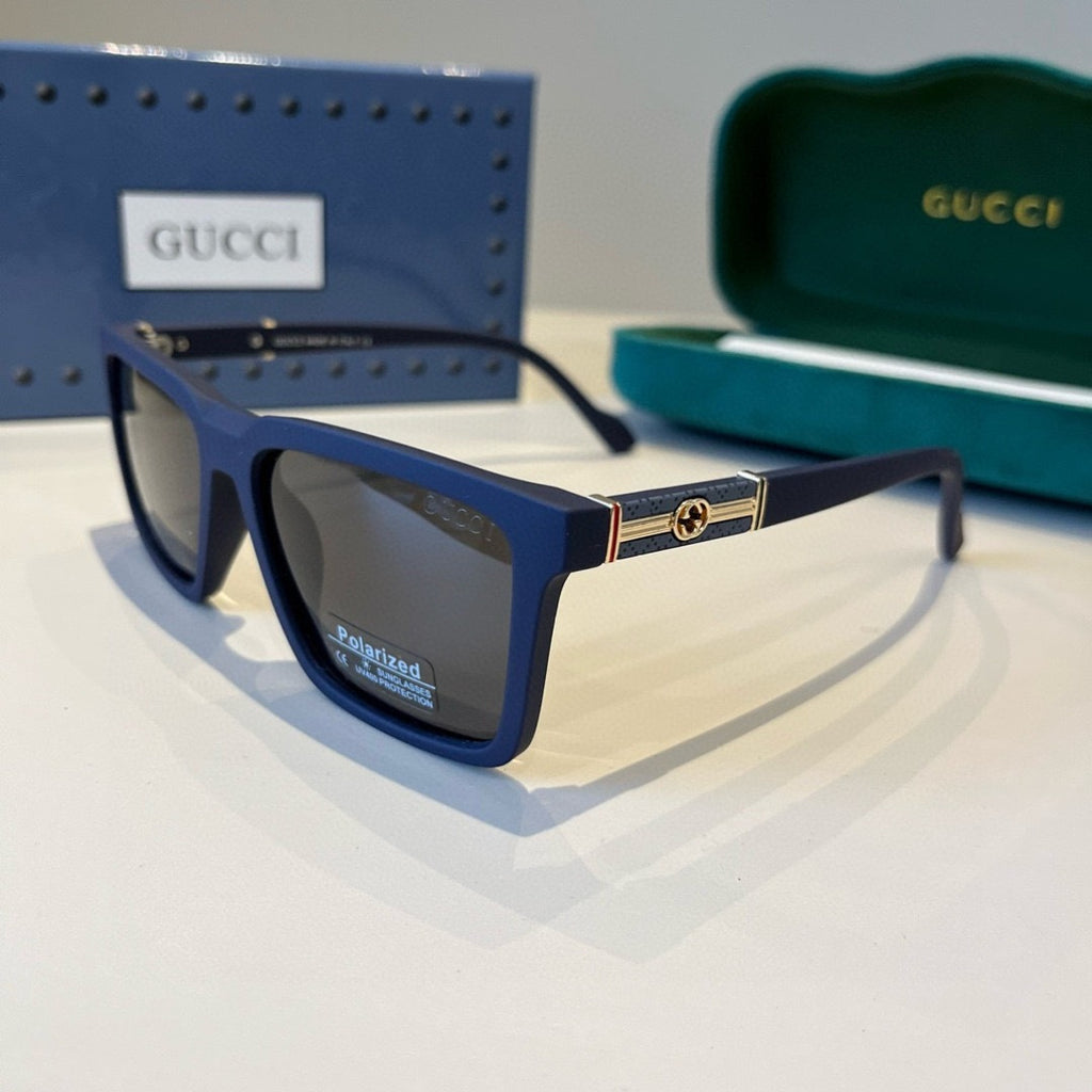 Gucci Metal Aviator Black Lens Sunglasses for Men & Women - 464973 - detail image 3