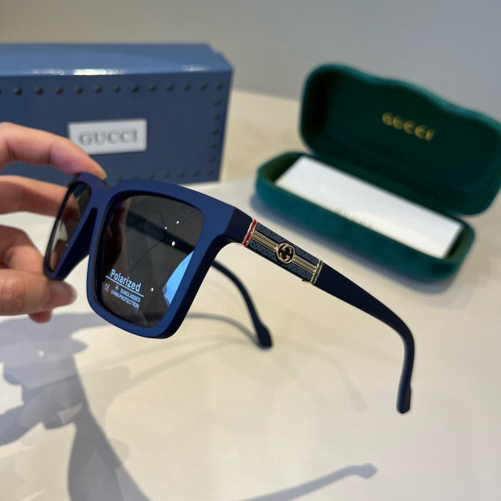 Gucci Metal Aviator Black Lens Sunglasses for Men & Women - 464973 - detail image 4