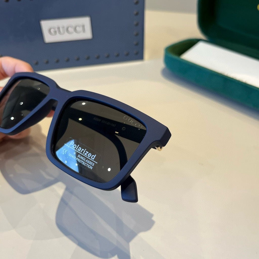 Gucci Metal Aviator Black Lens Sunglasses for Men & Women - 464973 - detail image 8