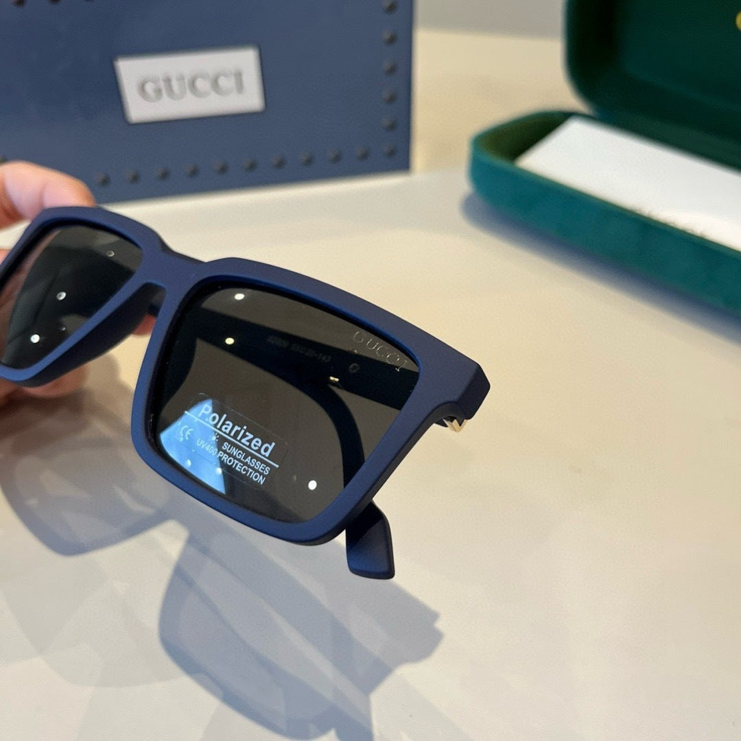 Gucci Metal Aviator Black Lens Sunglasses for Men & Women - 464973 - detail image 8