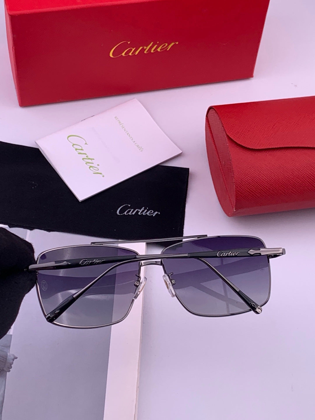 Cartier CK8100 Polarized Fashion Gold Lens Sunglasses for Men & Women - 416007 - detail image 5