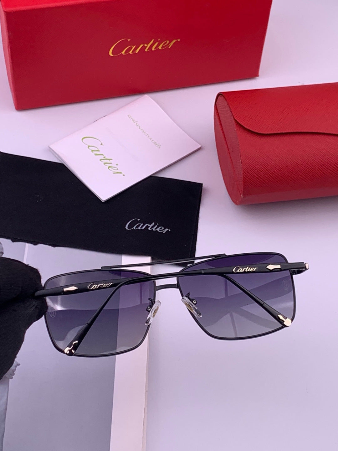 Cartier CK8100 Polarized Fashion Gold Lens Sunglasses for Men & Women - 416008 - detail image 4