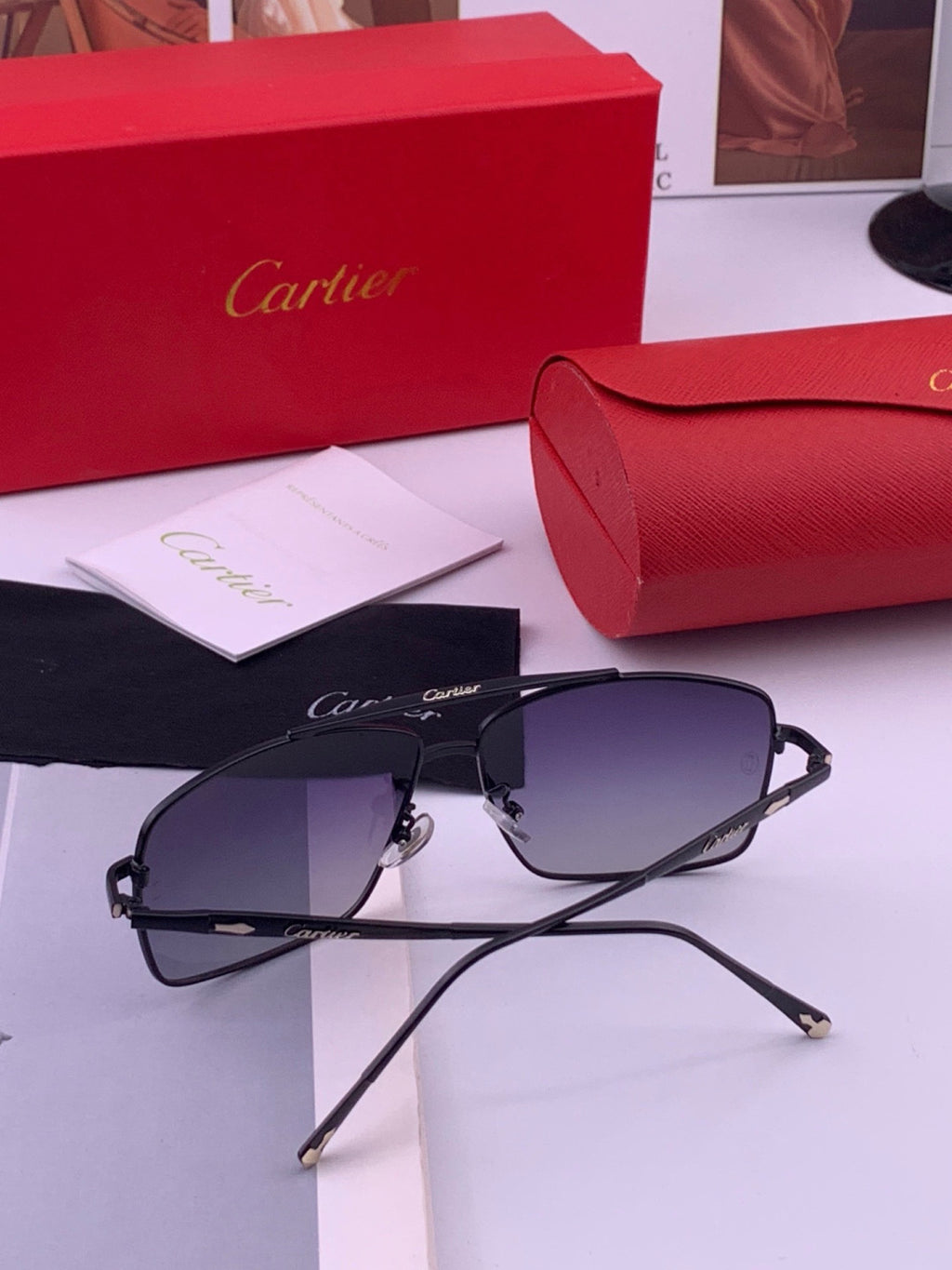 Cartier CK8100 Polarized Fashion Gold Lens Sunglasses for Men & Women - 416008 - detail image 7