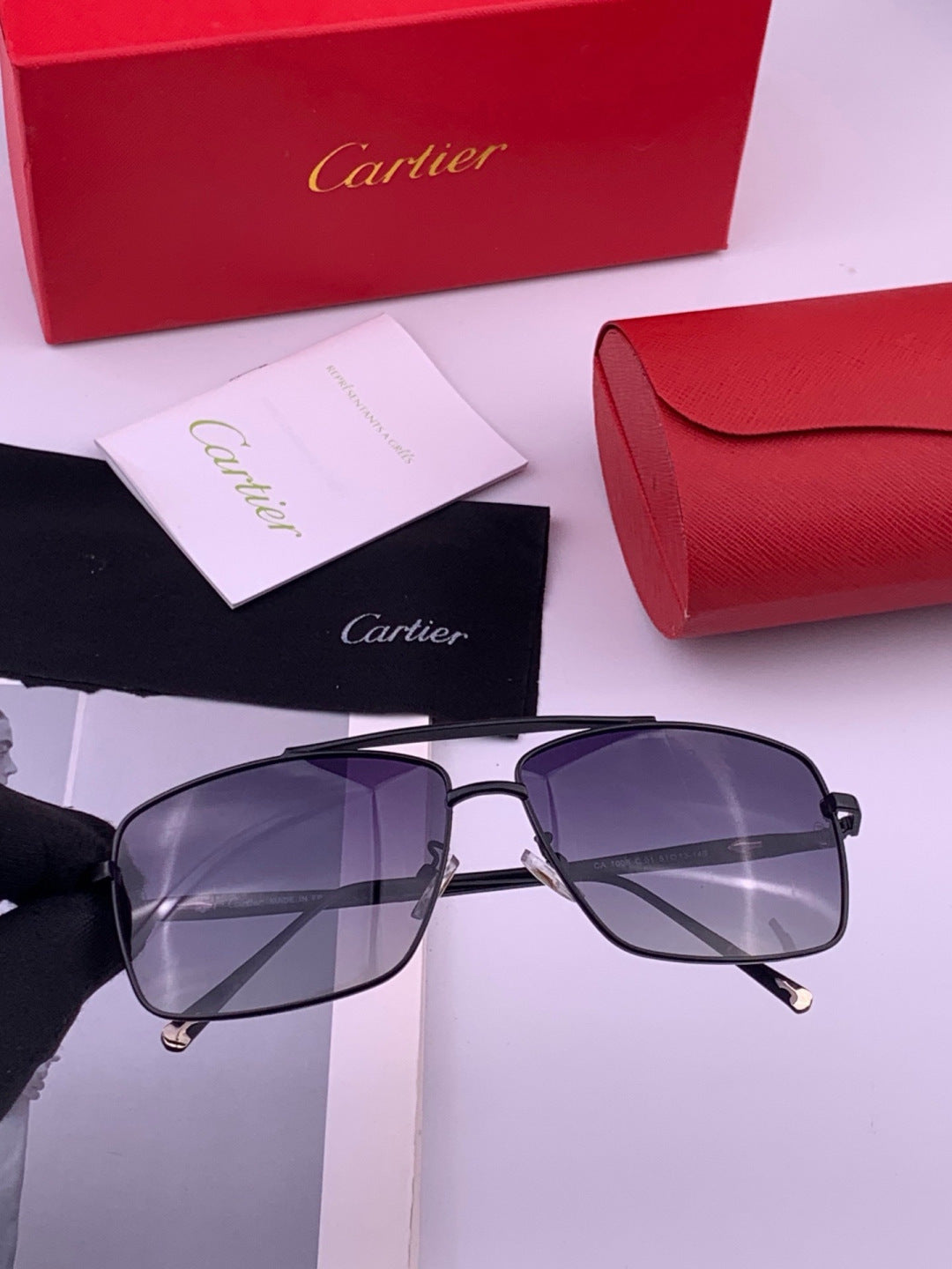 Cartier CK8100 Polarized Fashion Gold Lens Sunglasses for Men & Women - 416008