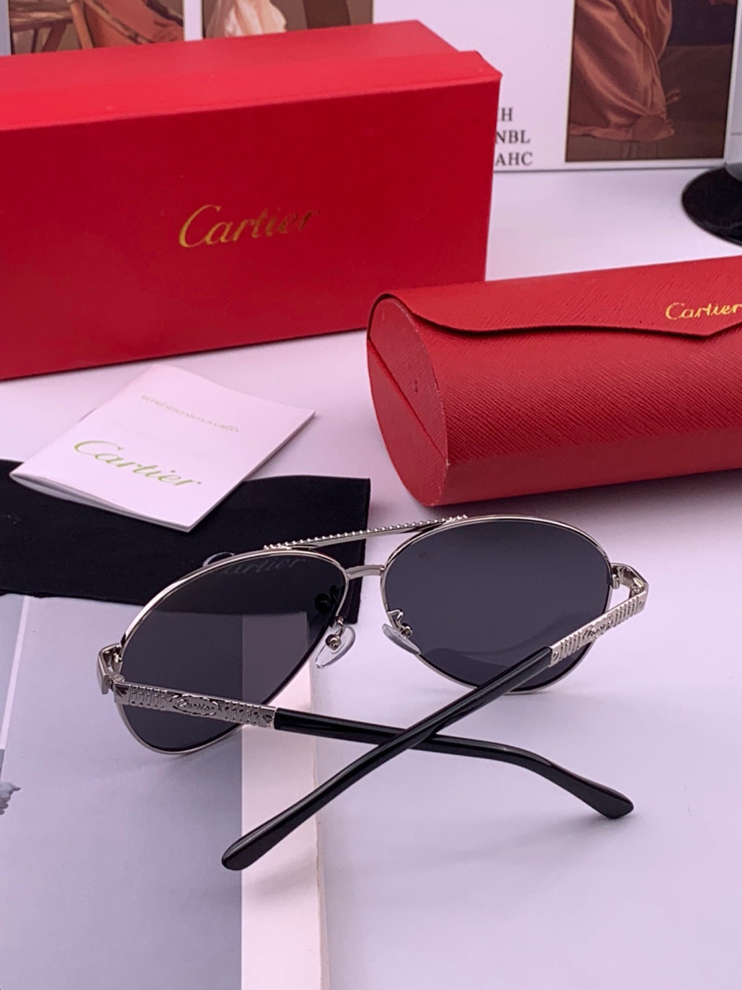 Cartier CK1080 Polarized Fashion Gold Lens Sunglasses for Men & Women - 416009 - detail image 7