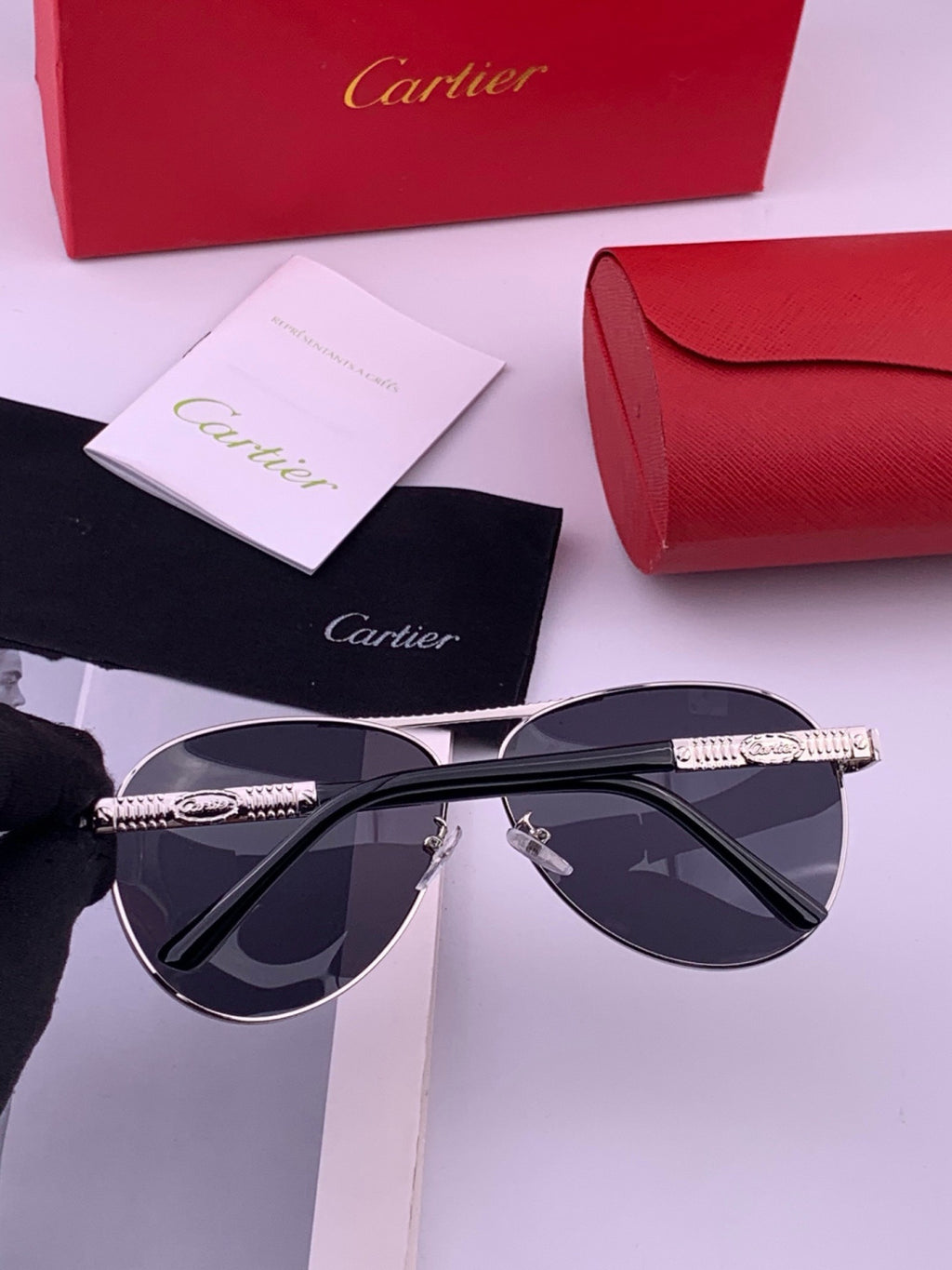 Cartier CK1080 Polarized Fashion Gold Lens Sunglasses for Men & Women - 416009 - detail image 4
