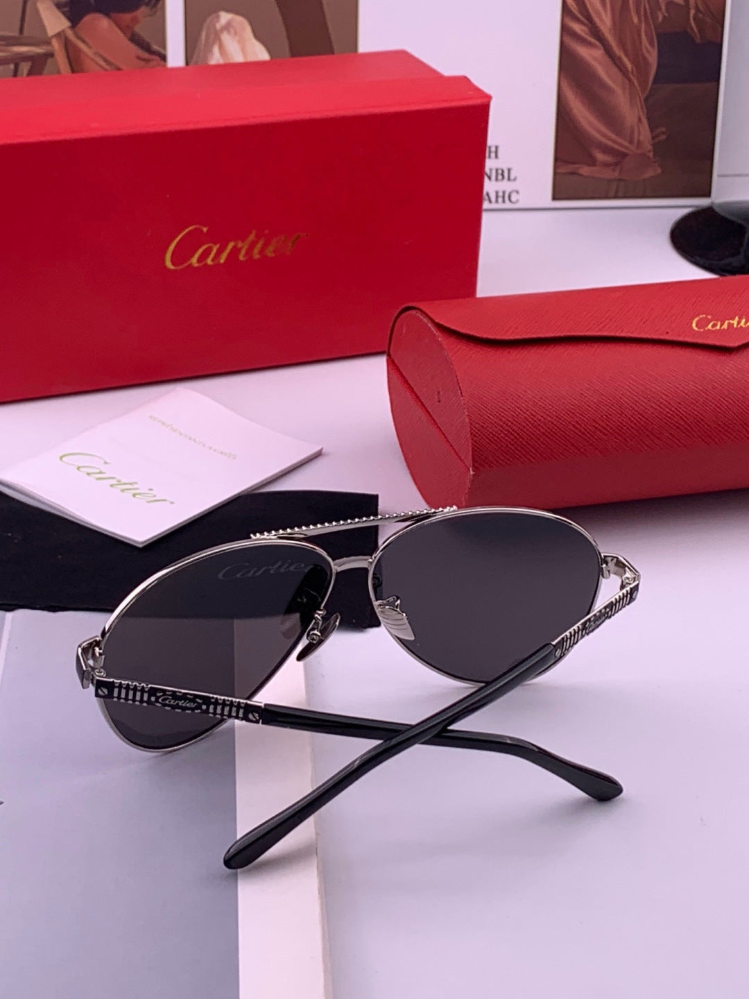 Cartier CK1080 Polarized Fashion Gold Lens Sunglasses for Men & Women - 416010 - detail image 7