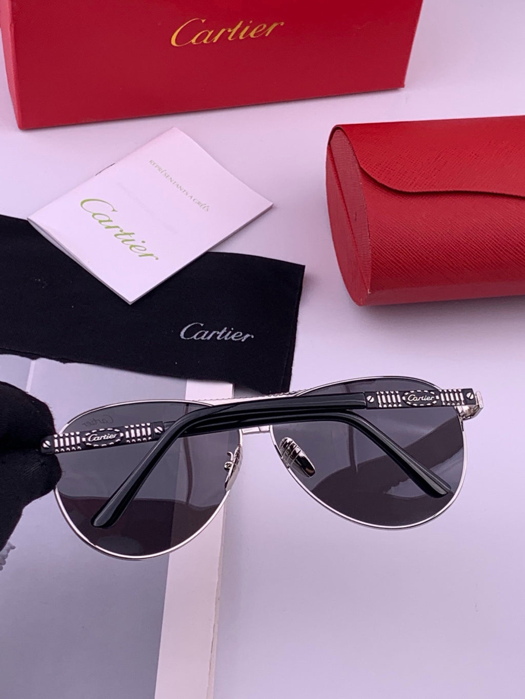 Cartier CK1080 Polarized Fashion Gold Lens Sunglasses for Men & Women - 416010 - detail image 5