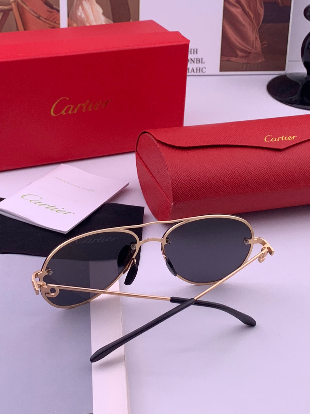 Cartier CK880663 Polarized Fashion Brown Lens Sunglasses for Men & Wo - 415909 - detail image 6