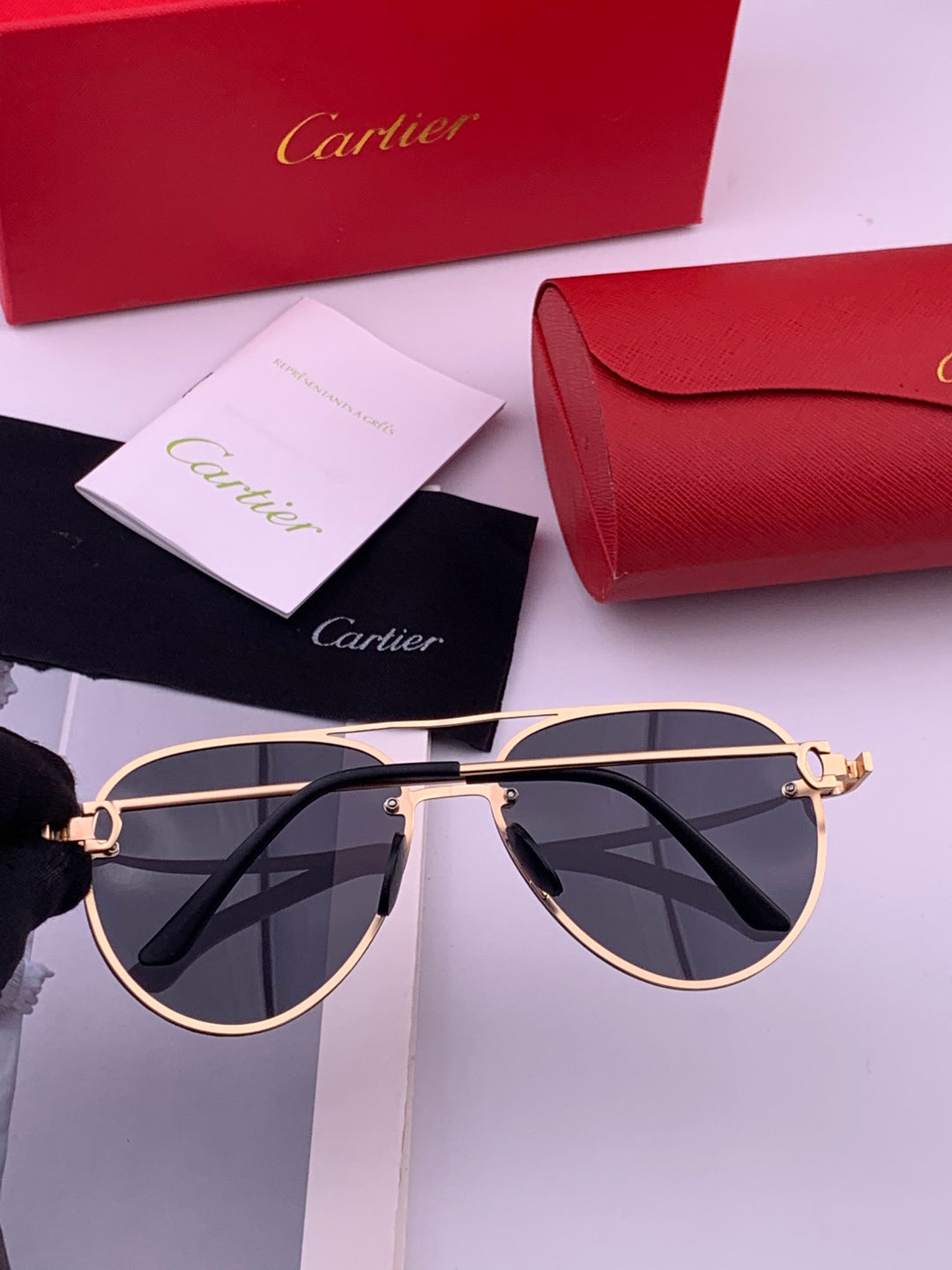 Cartier CK880663 Polarized Fashion Brown Lens Sunglasses for Men & Wo - 415909 - detail image 5