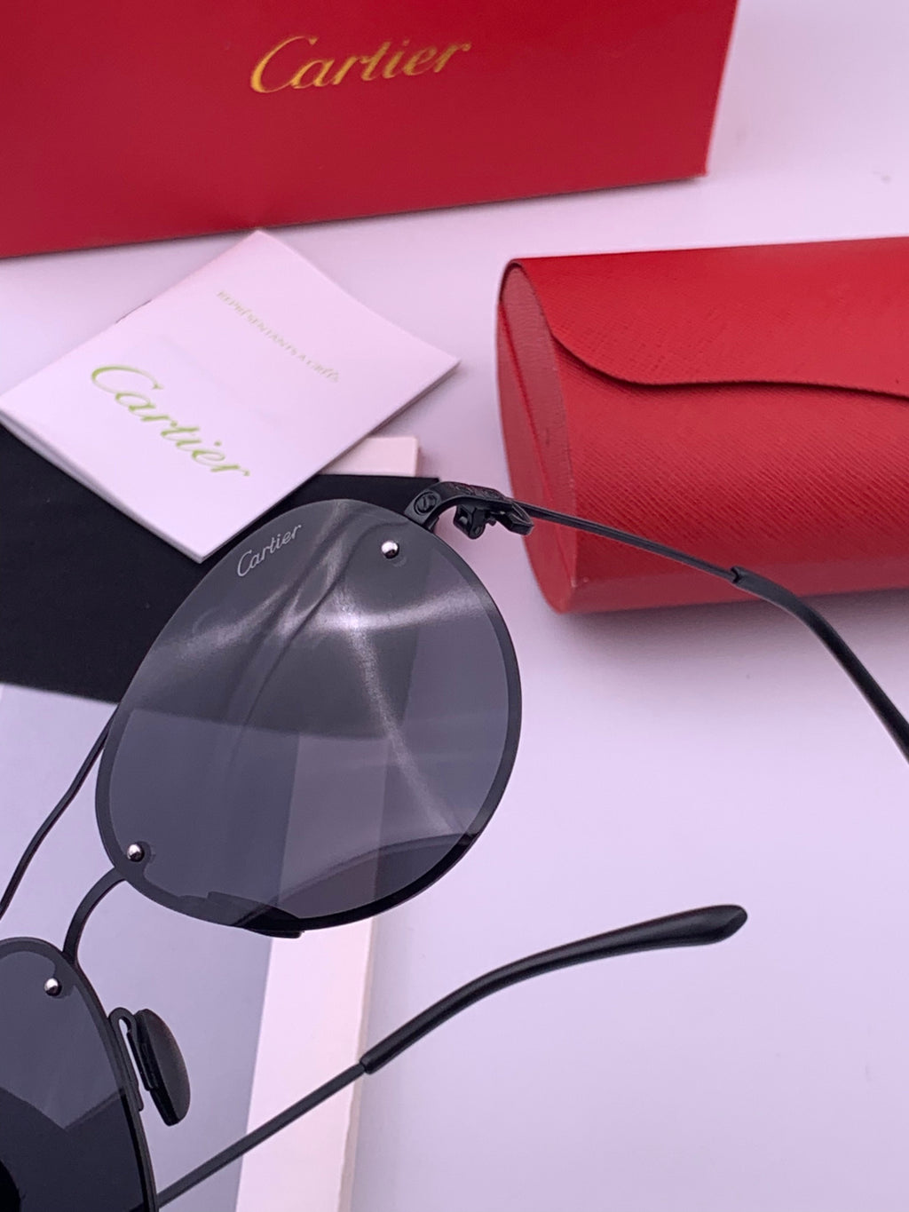 Cartier CK880663 Polarized Fashion Orange Lens Sunglasses for Men & W - 415910 - detail image 3