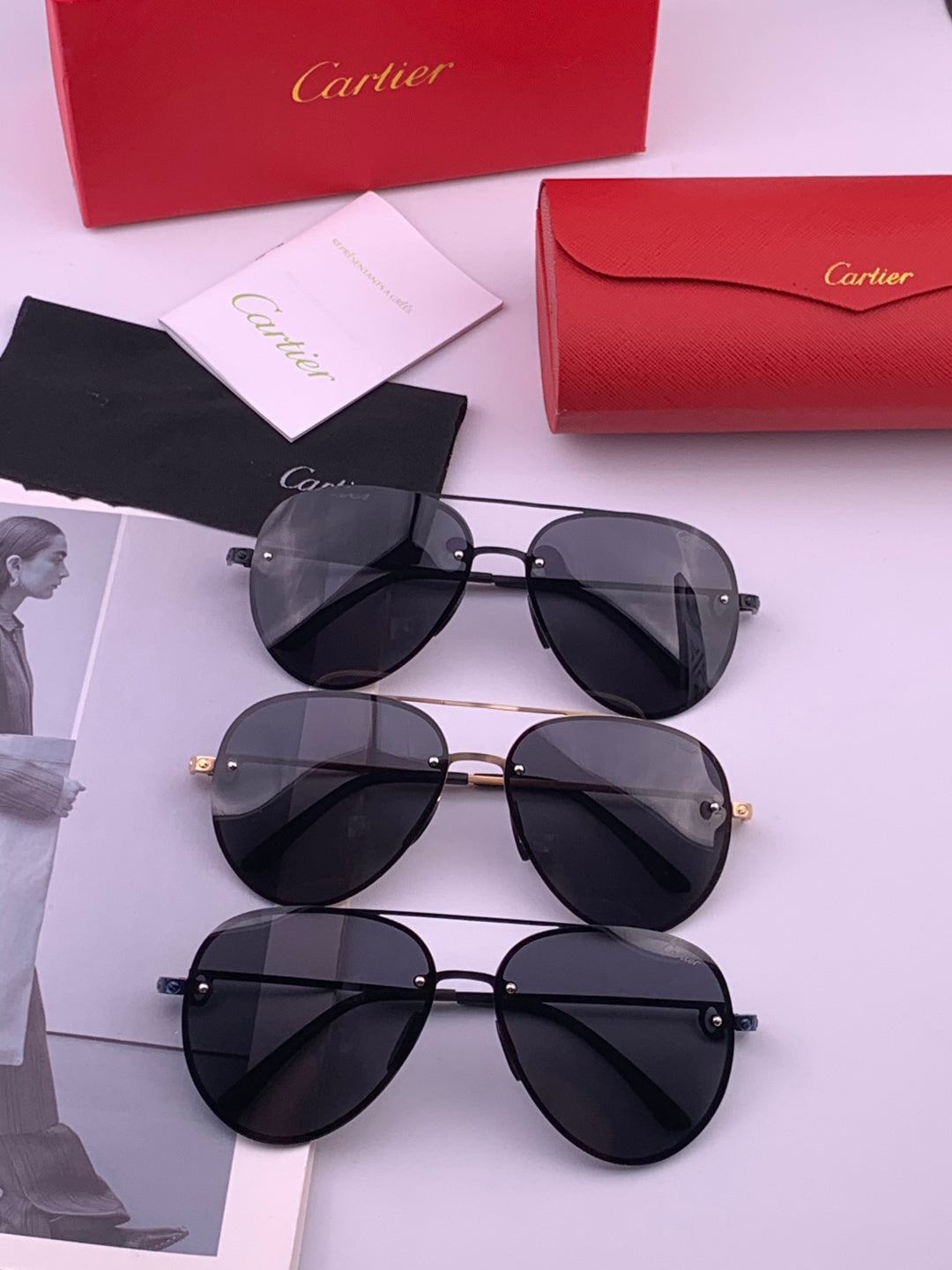 Cartier CK880663 Polarized Fashion Orange Lens Sunglasses for Men & W - 415911 - detail image 6