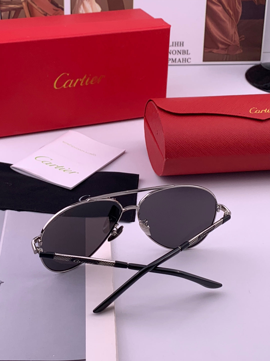 Cartier CK4080 Polarized Fashion Brown Lens Sunglasses for Men & Wome - 415915 - detail image 6