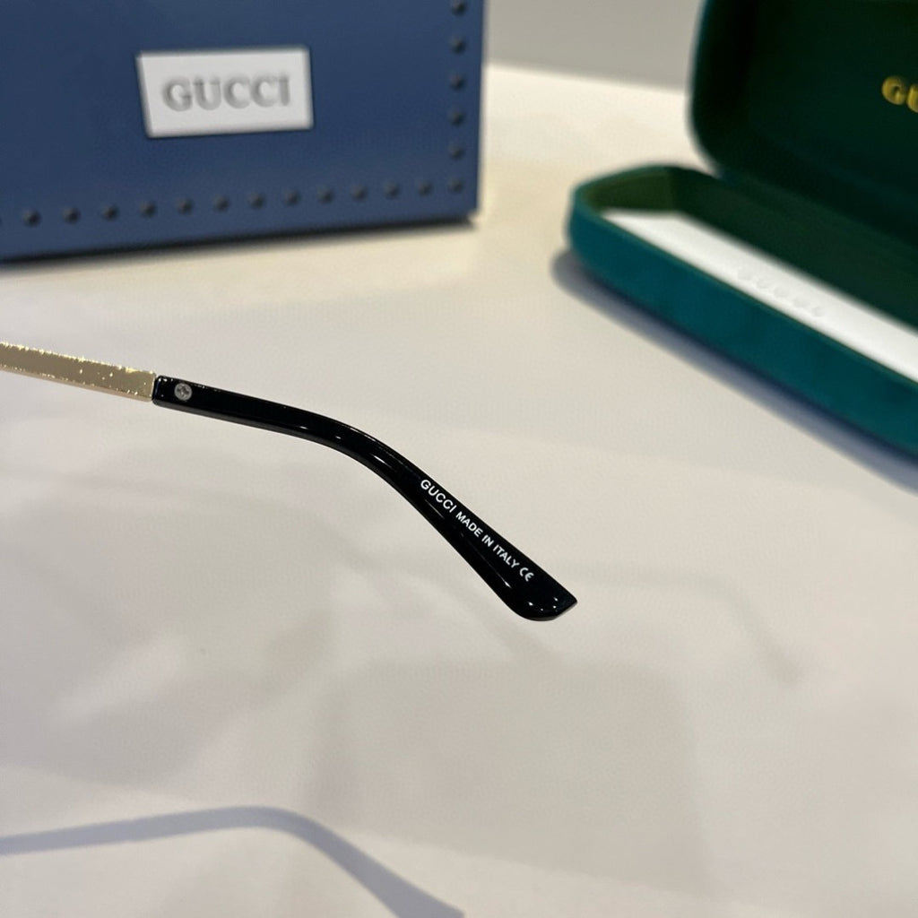 Gucci Metal Aviator Brown Lens Sunglasses for Men & Women - 464965 - detail image 9