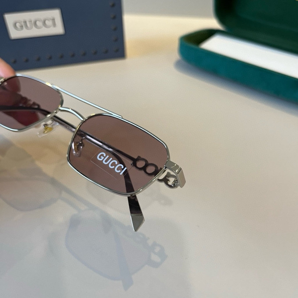 Gucci Fashion Silver Lens Sunglasses for Men & Women - 464967 - detail image 8