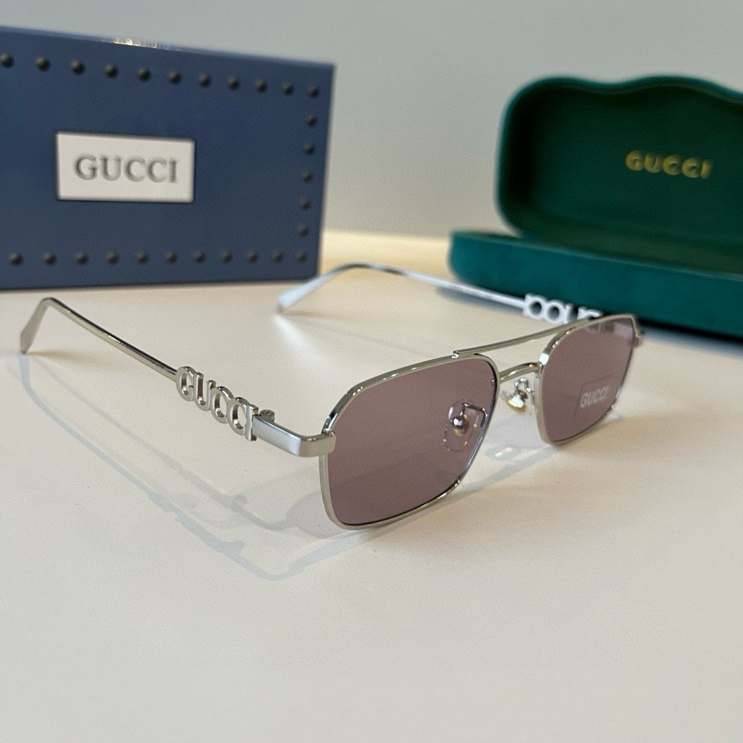 Gucci Fashion Silver Lens Sunglasses for Men & Women - 464967