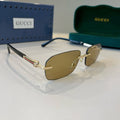 Gucci Polarized Fashion Brown Lens Sunglasses for Men