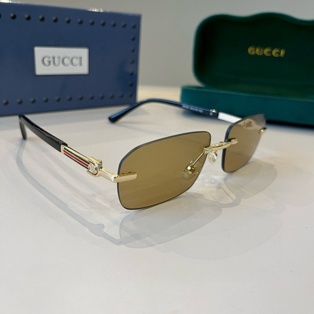 Gucci Polarized Fashion Brown Lens Sunglasses for Men