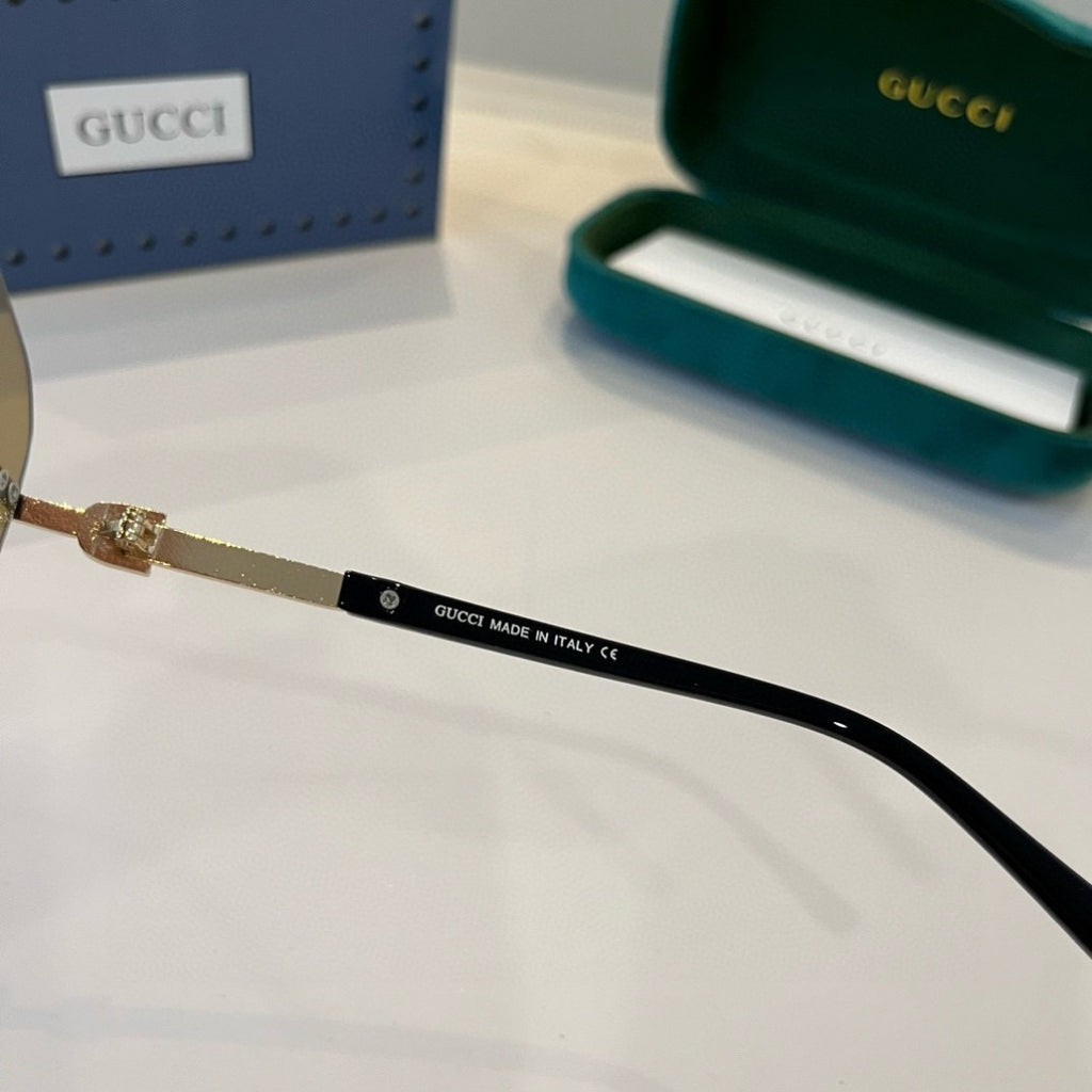 Gucci Polarized Fashion Brown Lens Sunglasses for Men - detail image 9