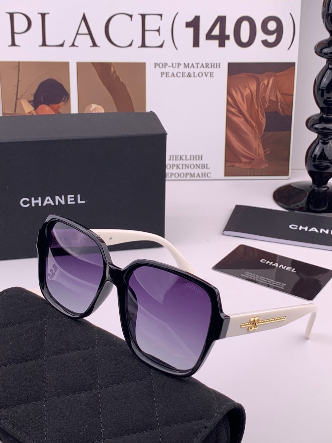 Chanel CH9250 Polarized Square Brown Lens Sunglasses for Women