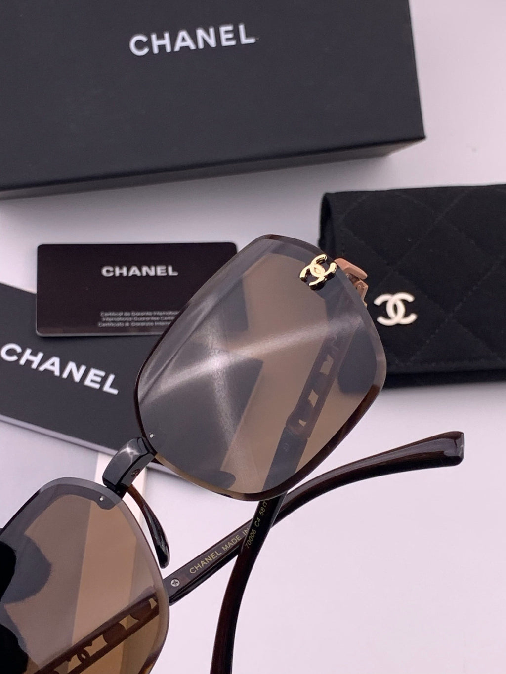 Chanel CH67000 Fashion Black Lens Sunglasses for Men & Women - 431618 - detail image 7