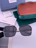 Gucci G0772 Polarized Square Gold Lens Sunglasses for Women - 431445