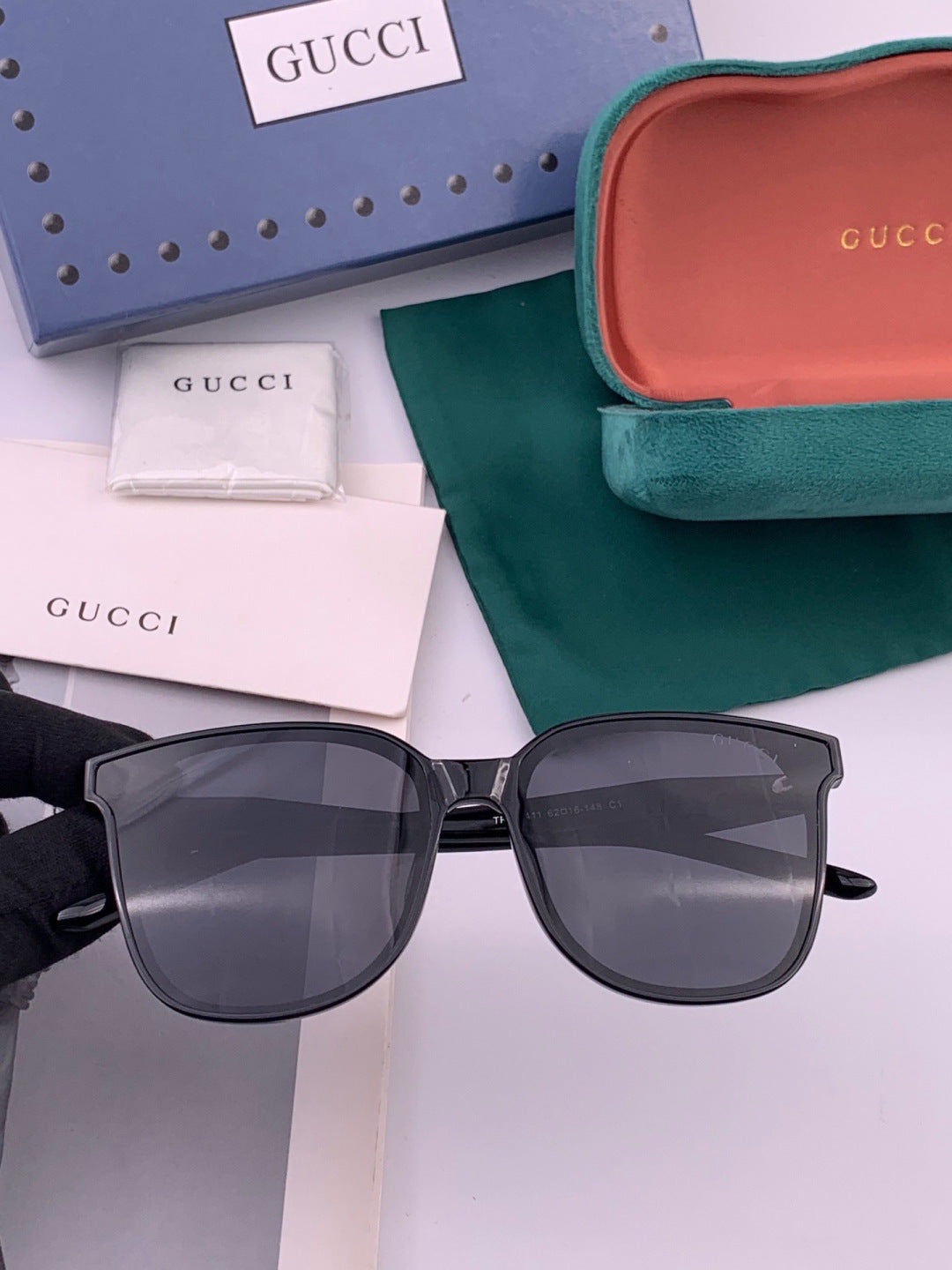 Gucci G12041 Polarized Fashion Gold Lens Sunglasses for Women