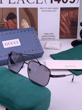 Gucci G0113 Aviator Gold Lens Sunglasses for Men & Women - 431455