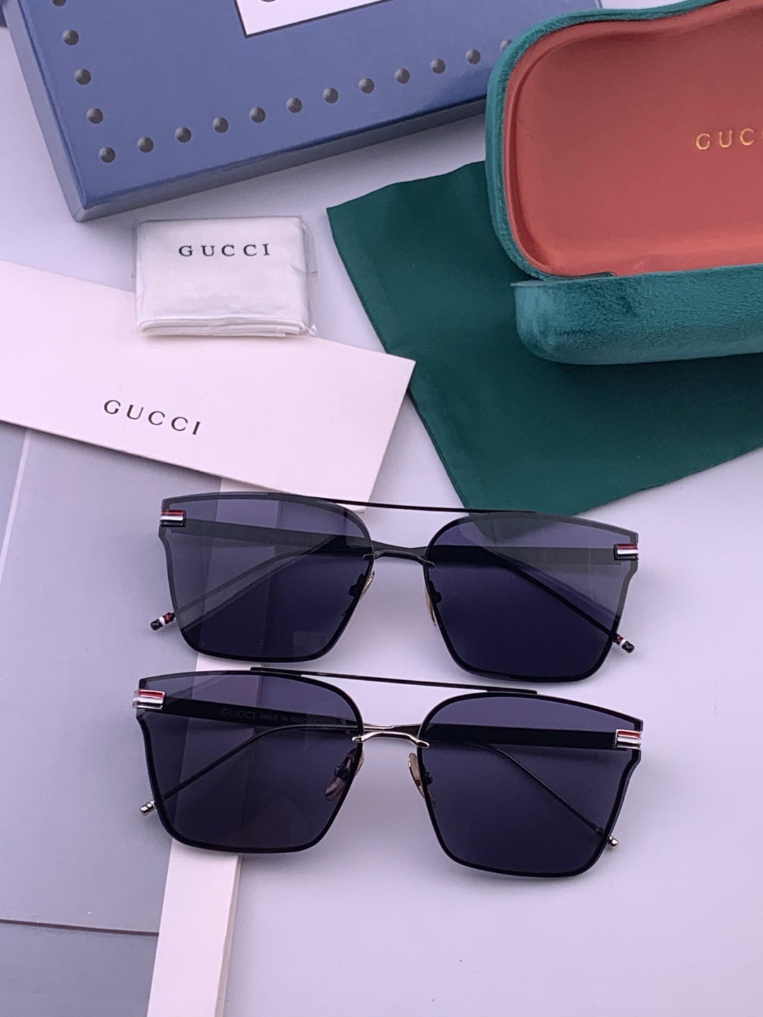 Gucci G152 Polarized Aviator Gold Lens Sunglasses for Men & Women - 431418 - detail image 8