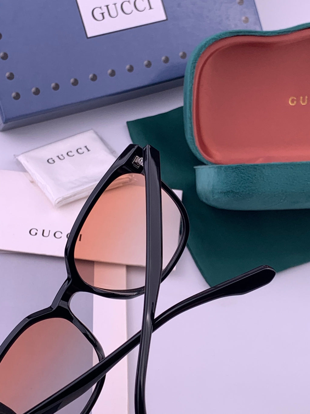 Gucci G268 Round Brown Lens Sunglasses for Men & Women - detail image 5