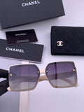 Chanel CH9519 Polarized Square Black Lens Sunglasses for Women - 431607