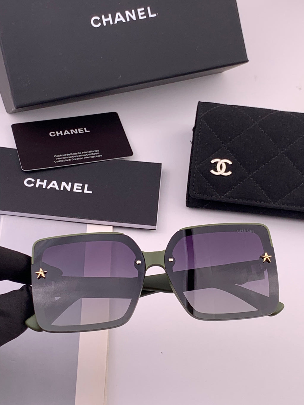 Chanel CH9519 Polarized Square Brown Lens Sunglasses for Women - 431608