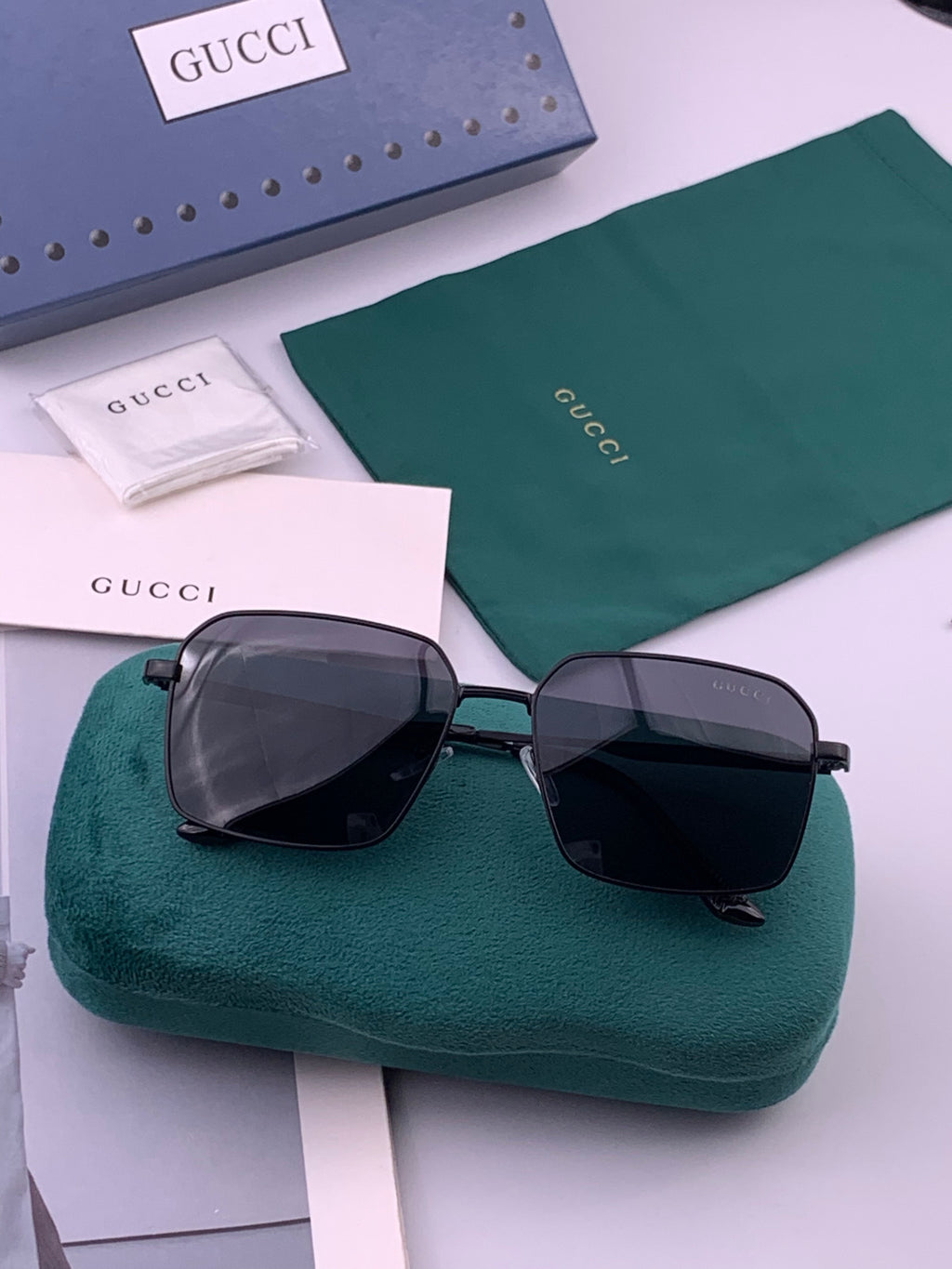 Gucci G3980 Polarized Fashion Gold Lens Sunglasses for Men & Women - 431423 - detail image 6