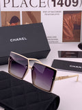 Chanel CH6711 Polarized Square Gold Lens Sunglasses for Women - 431610