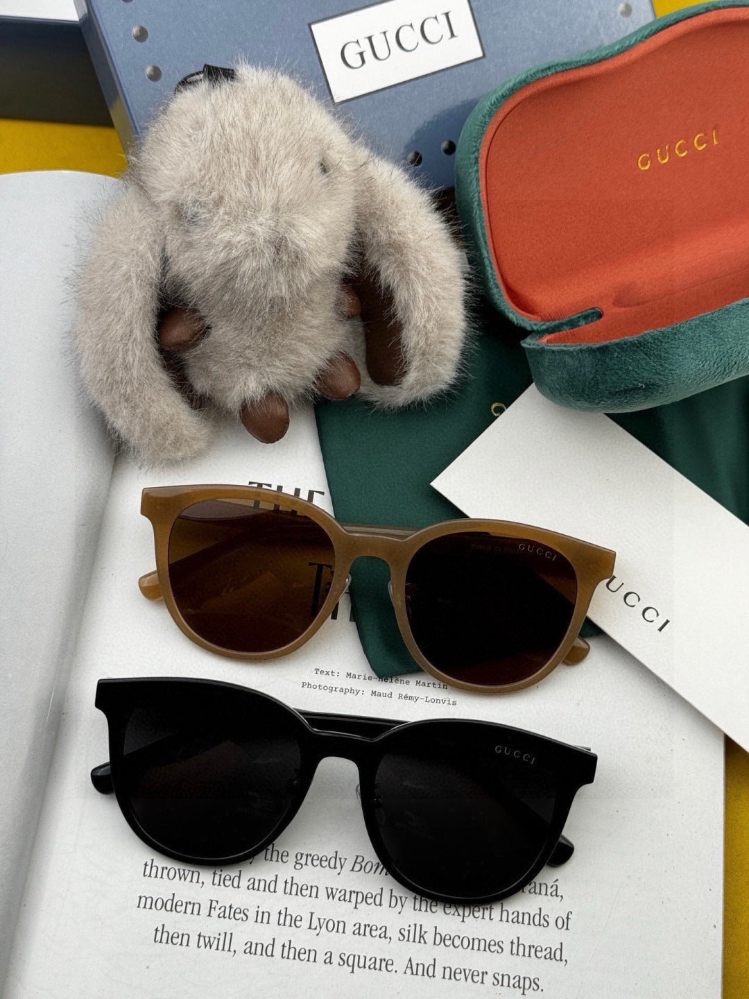 Gucci G6910 Polarized Round Brown Lens Sunglasses for Women - detail image 6